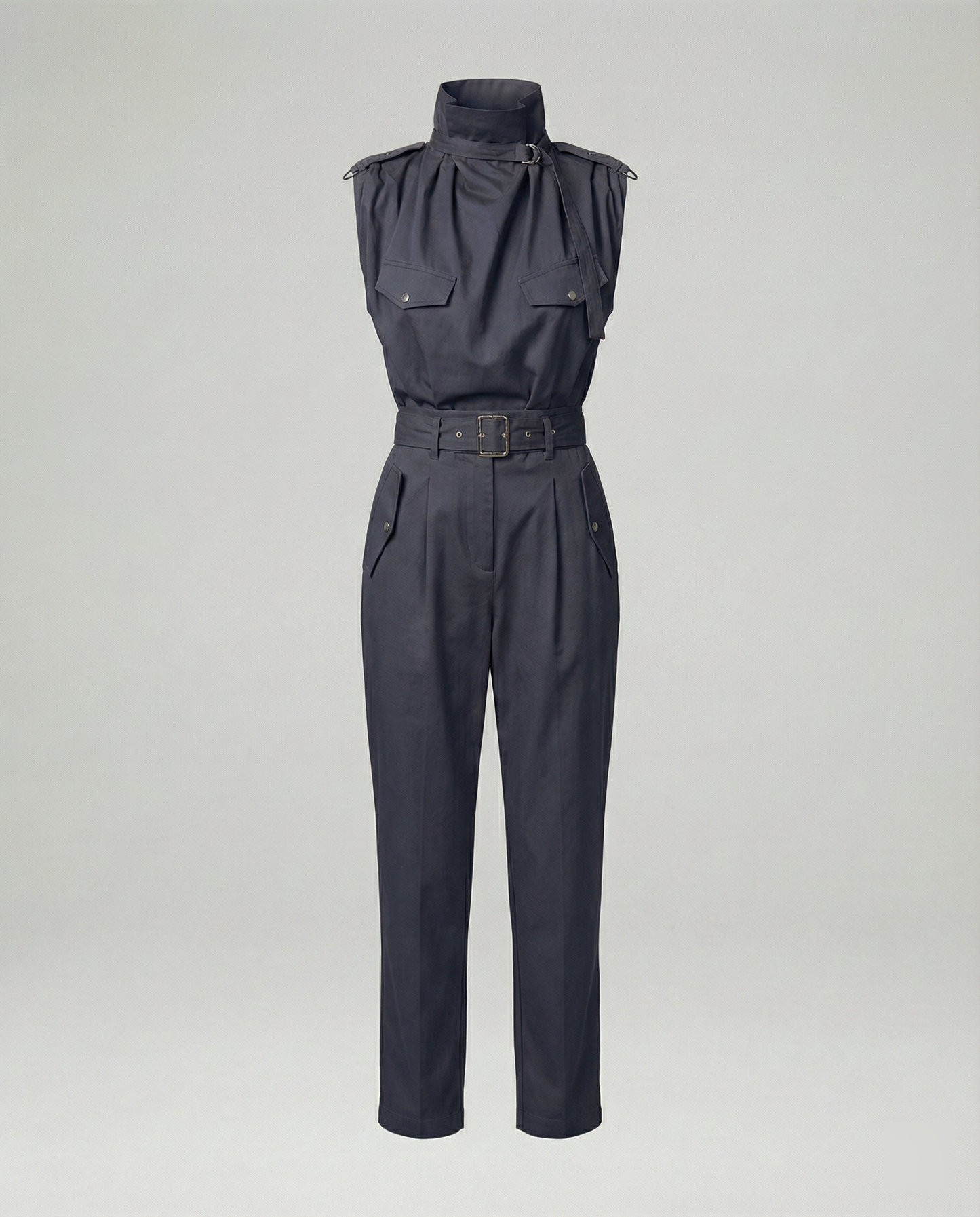 Damen Ärmelloser Jumpsuit Modern Stylisch