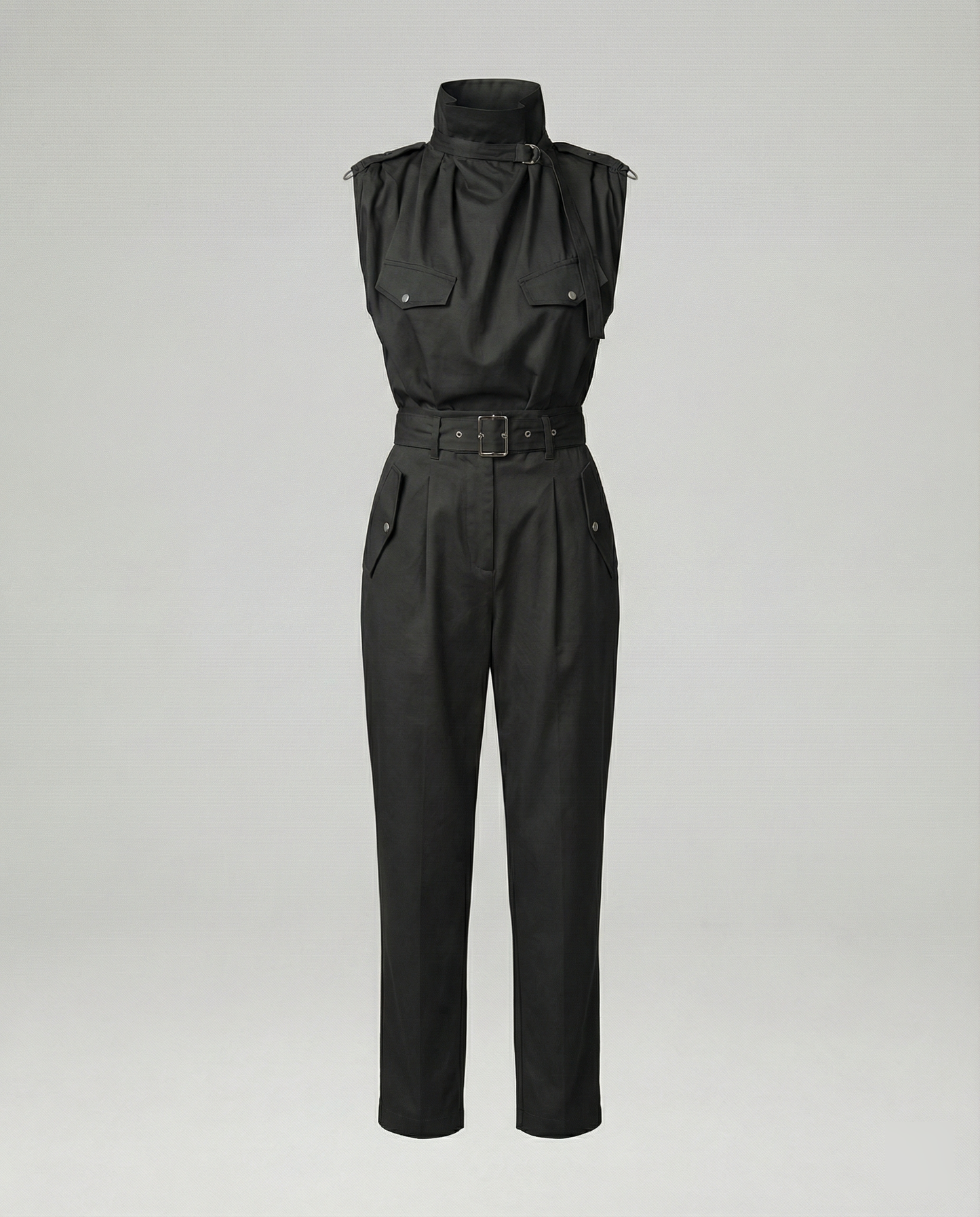 Damen Ärmelloser Jumpsuit Modern Stylisch