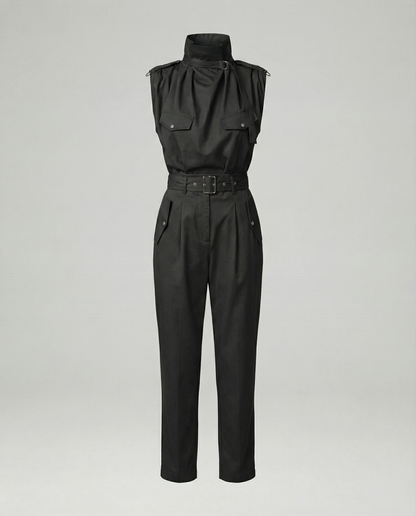 Damen Ärmelloser Jumpsuit Modern Stylisch