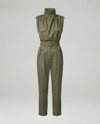 Damen Ärmelloser Jumpsuit Modern Stylisch