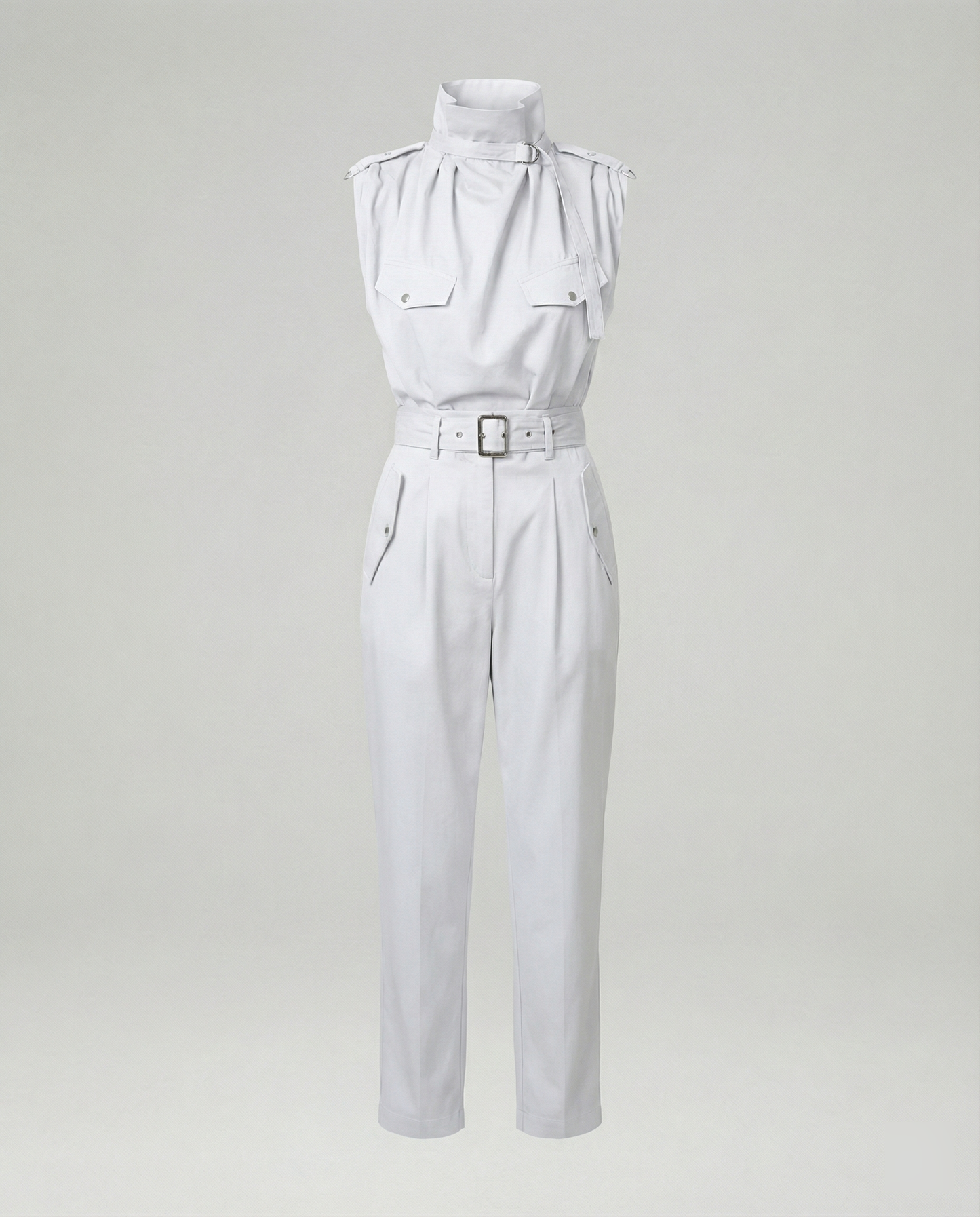 Damen Ärmelloser Jumpsuit Modern Stylisch