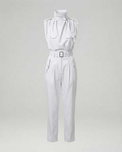 Damen Ärmelloser Jumpsuit Modern Stylisch