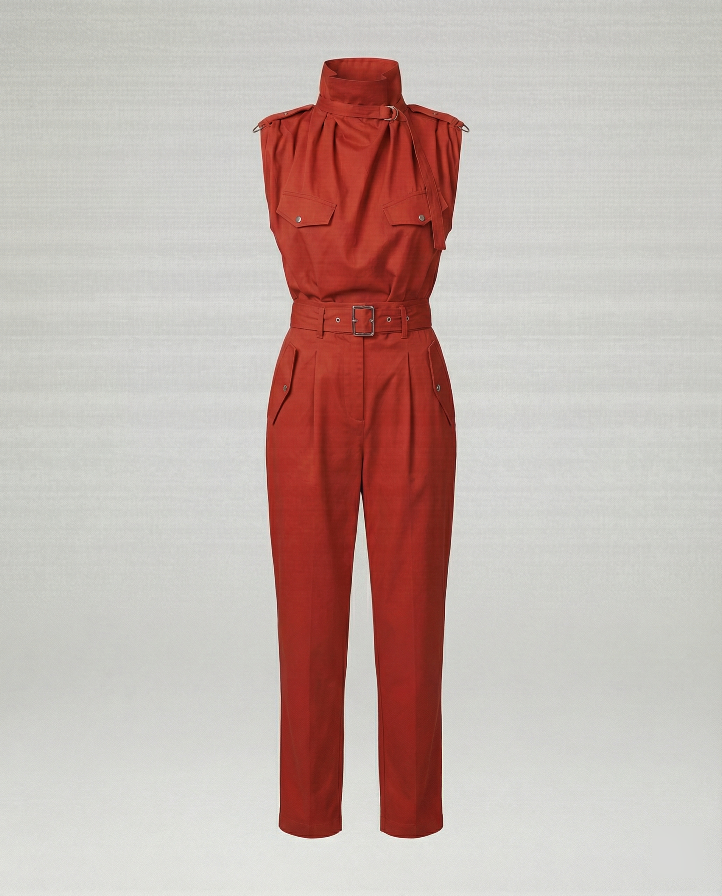 Damen Ärmelloser Jumpsuit Modern Stylisch