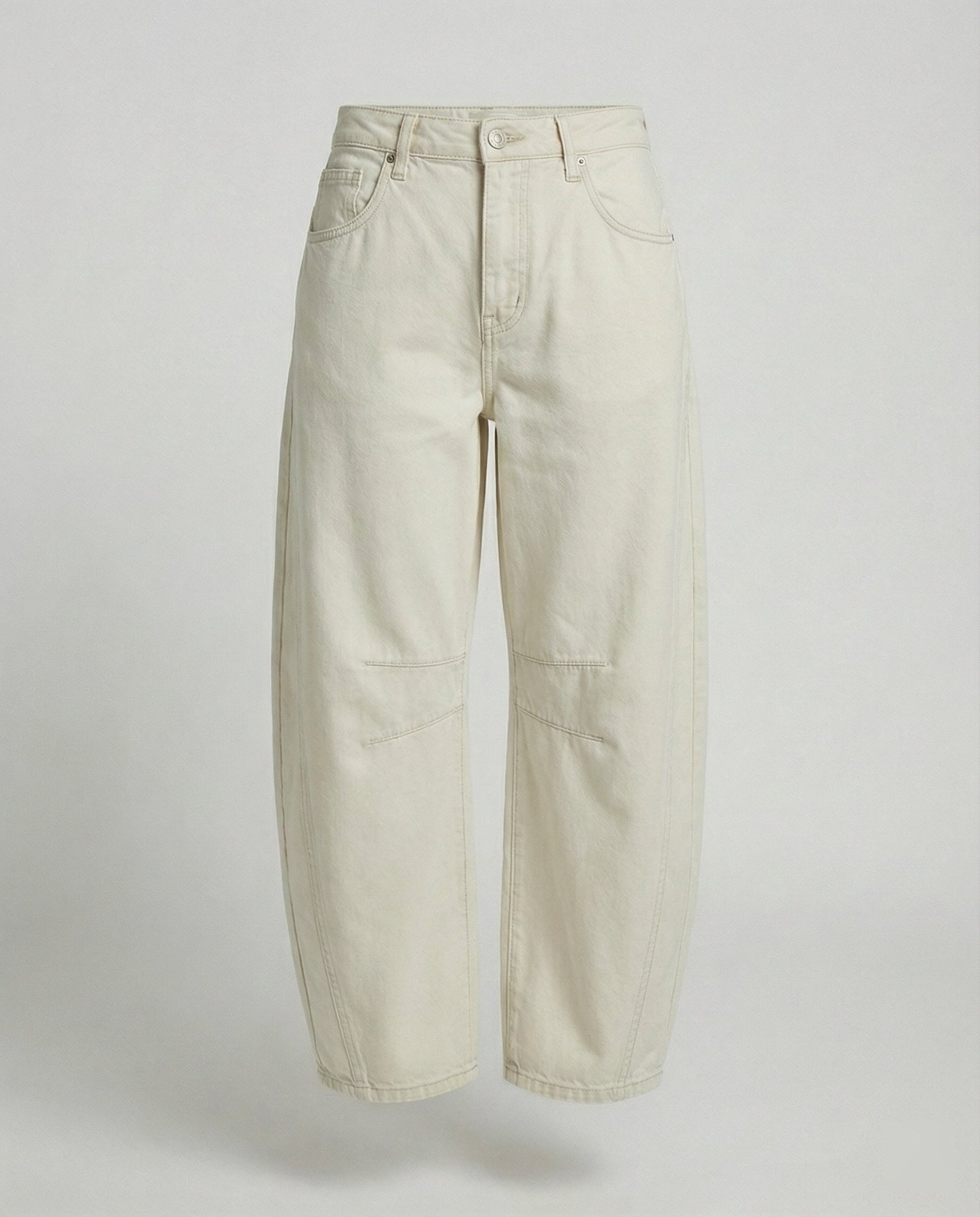 Damen Weitebein Jeans Hose Denim