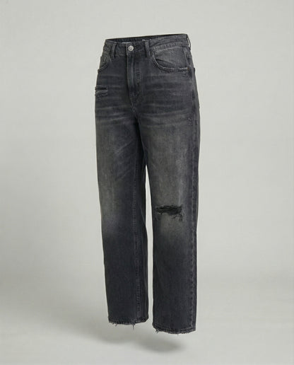 Herren Baggy Jeans Denim Weite Passform Lässig