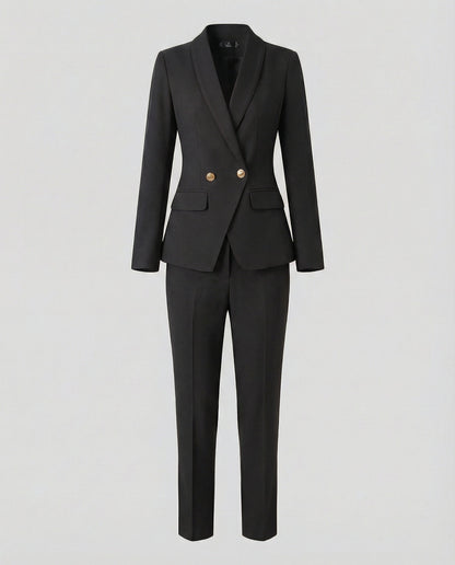 Damen Hosenanzug Set Blazer Formal