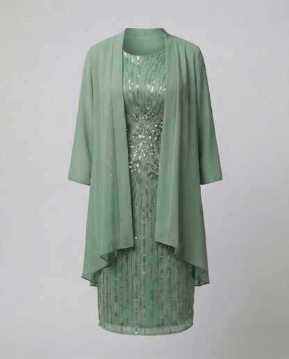 Elegantes Damenkleid Individuell Gedruckt