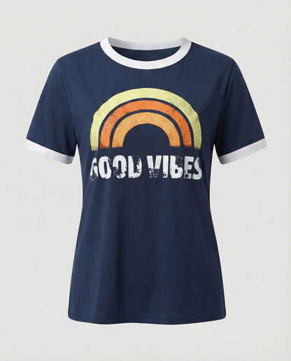 Good Vibes T-Shirt Positivität