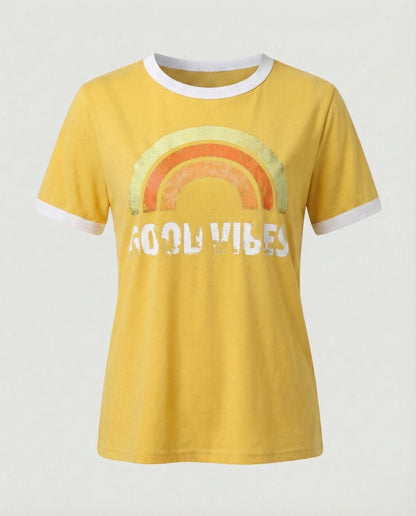 Good Vibes T-Shirt Positivität