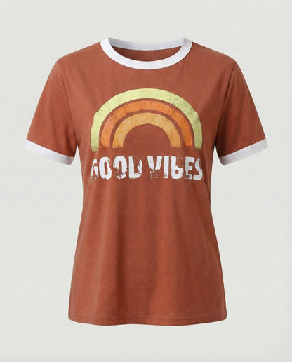 Good Vibes T-Shirt Positivität