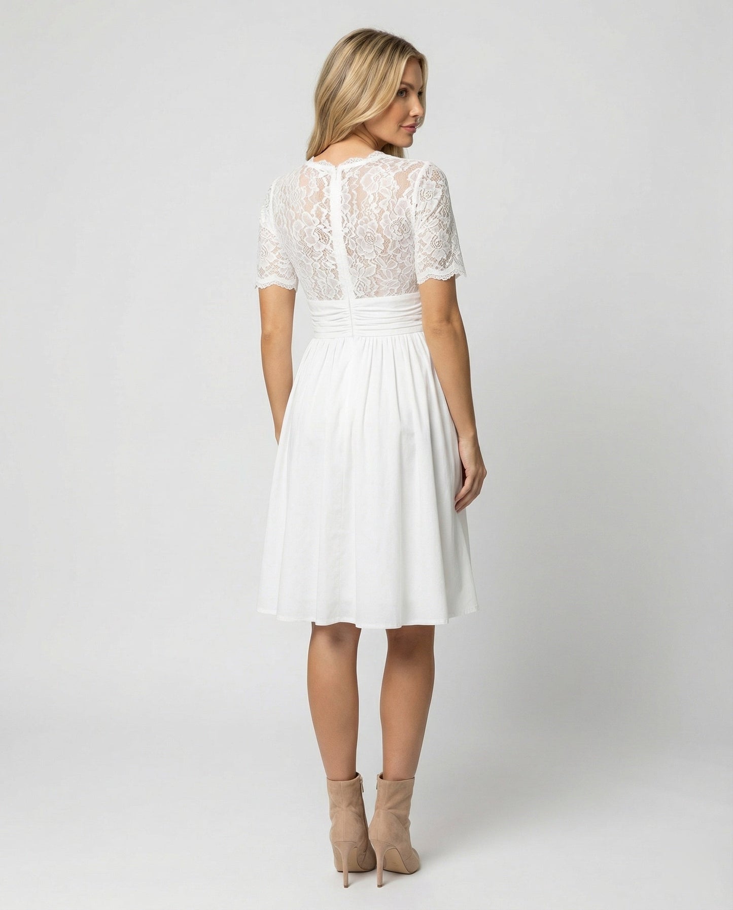 Hochzeitskleid Spitze Romantik Weiße Spitze