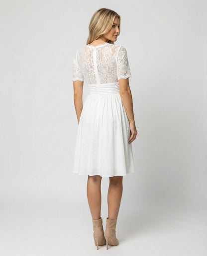 Hochzeitskleid Spitze Romantik Weiße Spitze