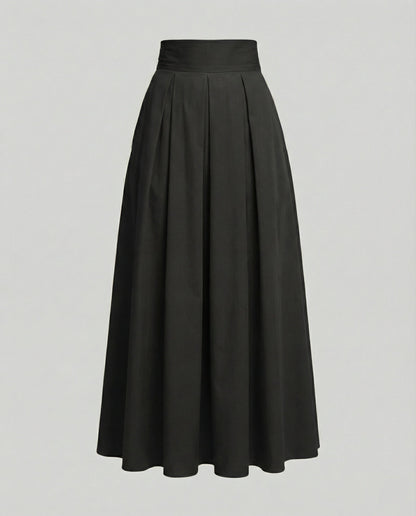 Norvielle Damen Faltrock Elegantes Design