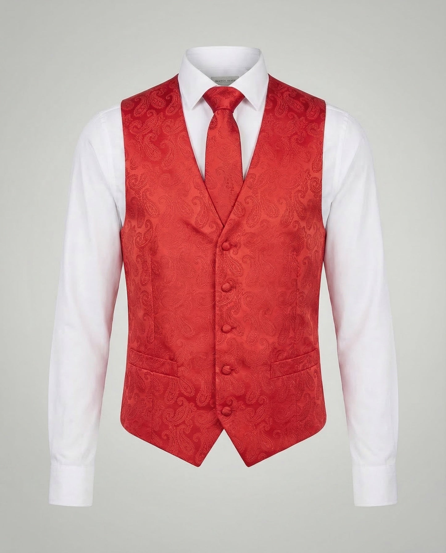 Herren Paisley Anzugweste Elegantes Design