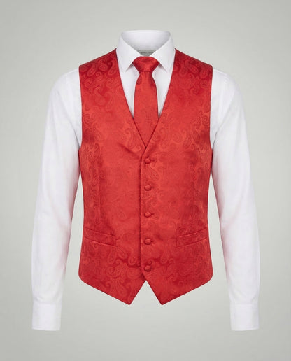 Herren Paisley Anzugweste Elegantes Design