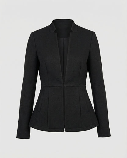 Damen Ärmelloses Blazer Hahnentritt
