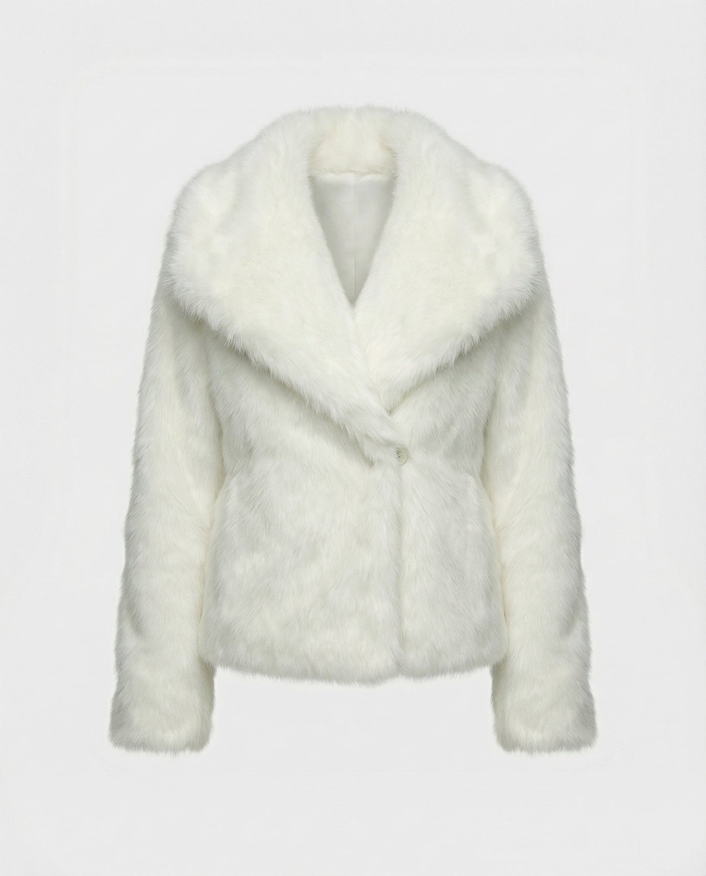 Damen Weiche Pelzjacke Qualität