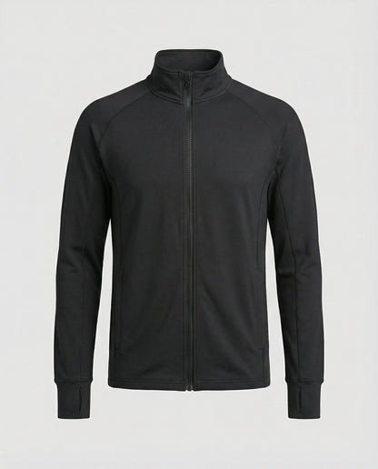 Herren Trainingsjacke Athletisch Mit Stehkragen