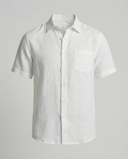Herren Hawaiihemd Kurzarm Palmenprint