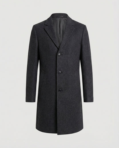 Herren Wolltrenchcoat Elegant