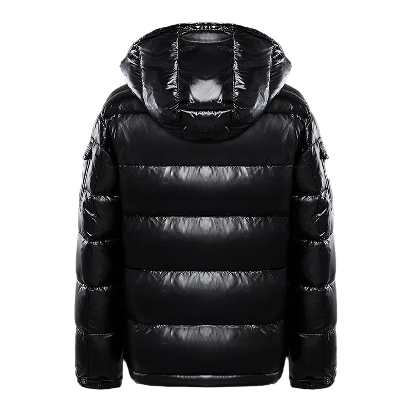 Alf Herren Winterquiltjacke Mit Kapuze Reißverschluss