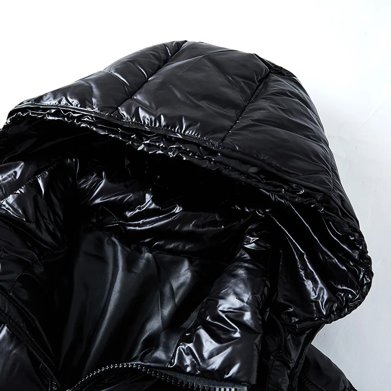 Herren Daunenjacke Gesteppt mit Kapuze