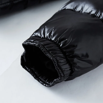 Herren Winterjacke Isoliert Pufferbau