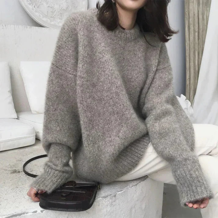 Norvielle Damen Pullover Locker Sitzend - Norvielle