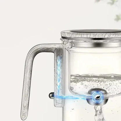 Glas Teekanne mit Sieb