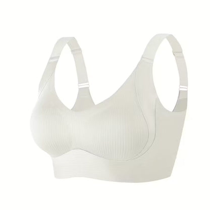 Damen Push-Up-BH Ohne Bügel Breite Träger