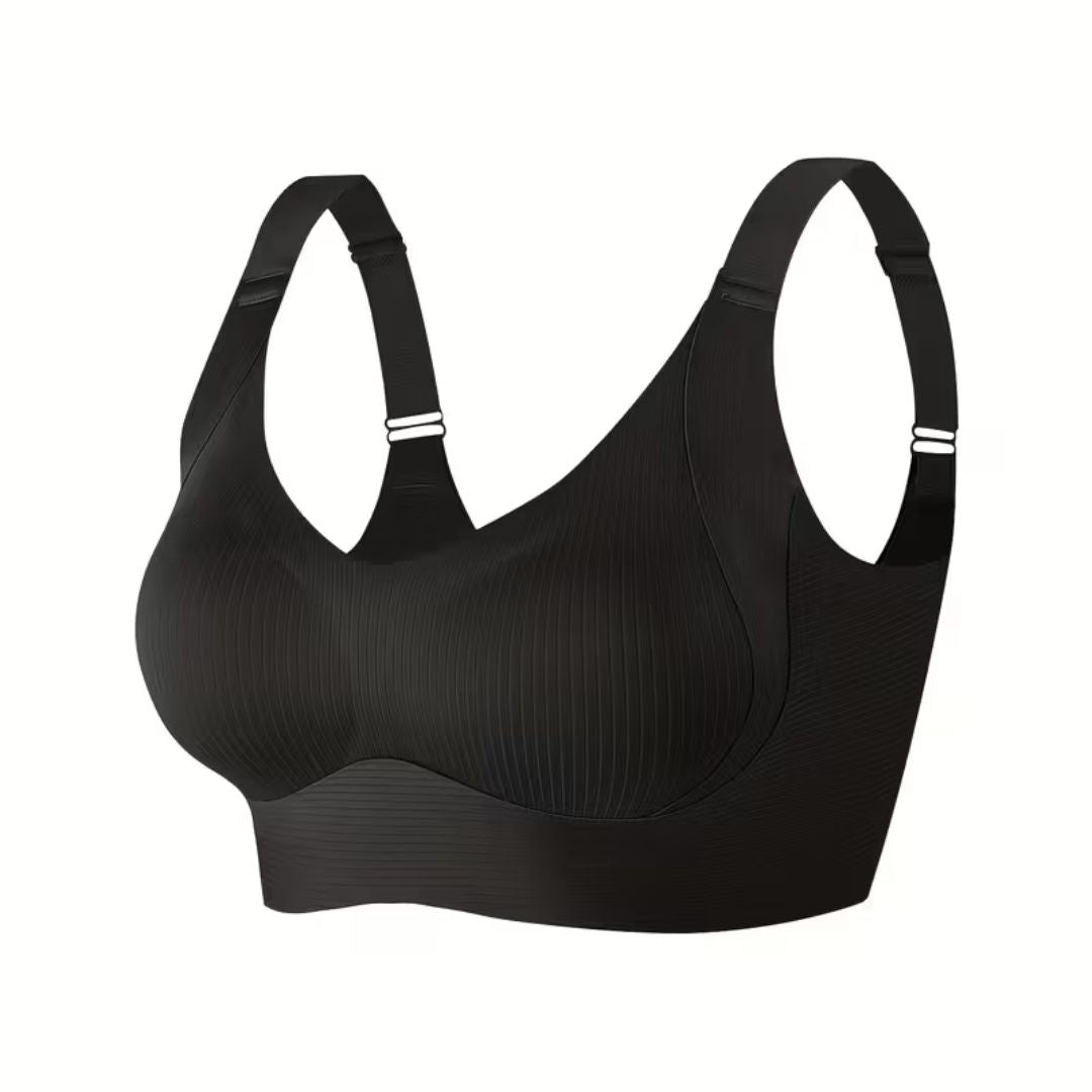 Damen Push-Up-BH Ohne Bügel Breite Träger