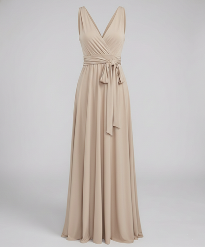 Damen Wickelkleid Baumwolle Vielseitig