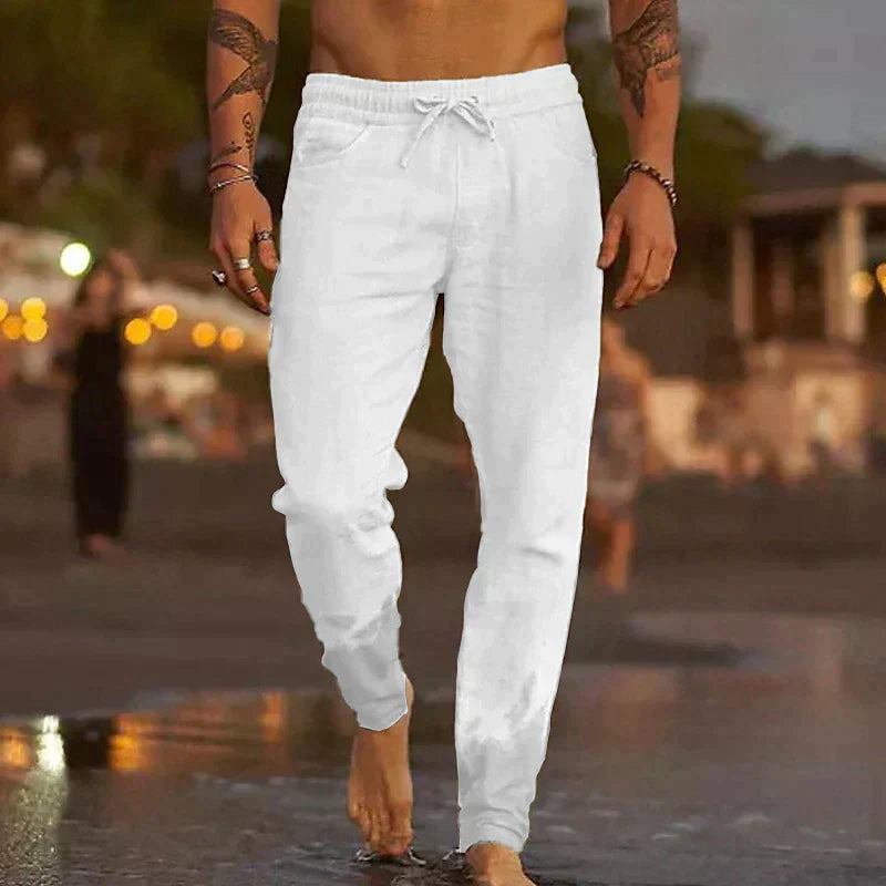 Herrenhose Slim Fit Glatter Beinverlauf