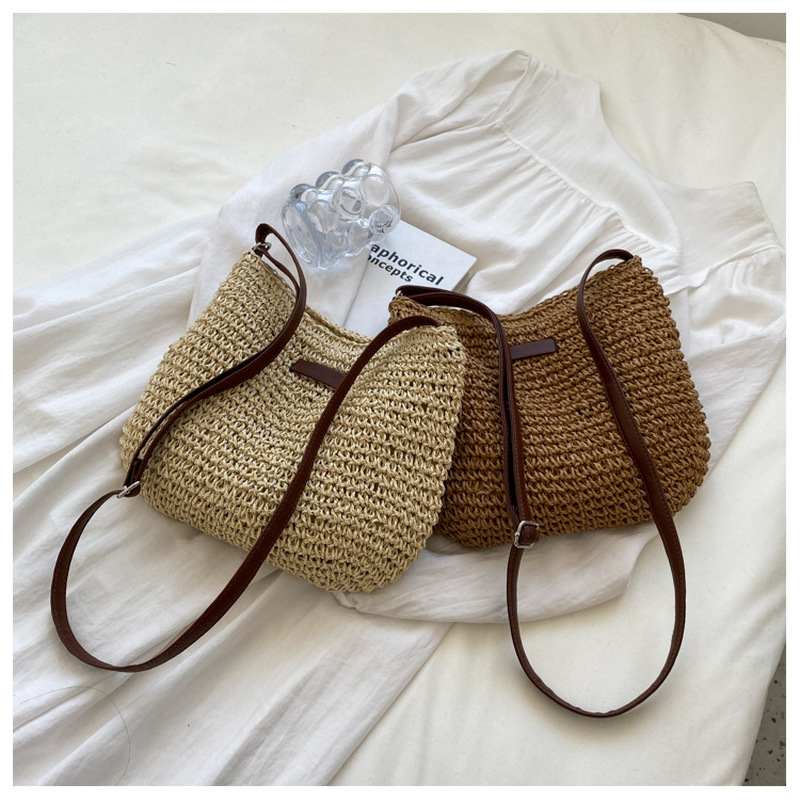 Boho Strandtasche Aurora Leinen Beige