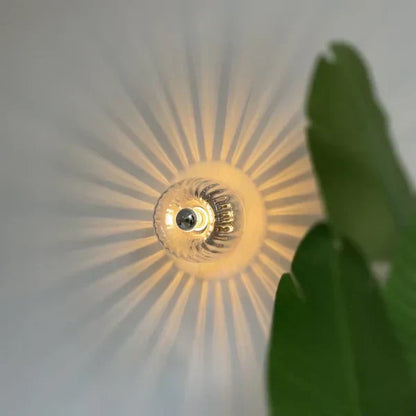 Moderne Glas Wandleuchte Strahlen-Effekt