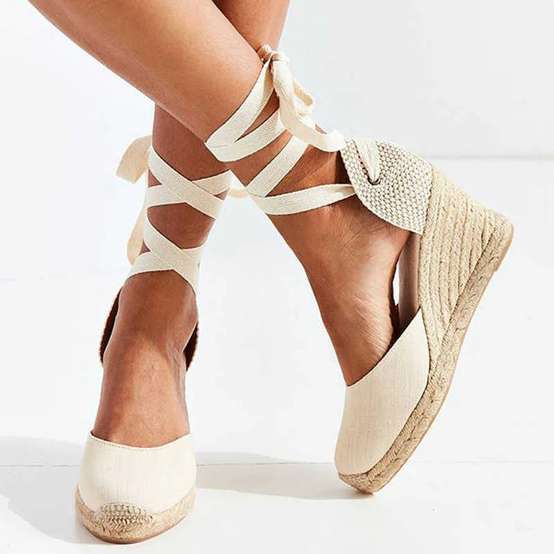 Norvielle Damen Sandalen Knöchelriemen - Norvielle