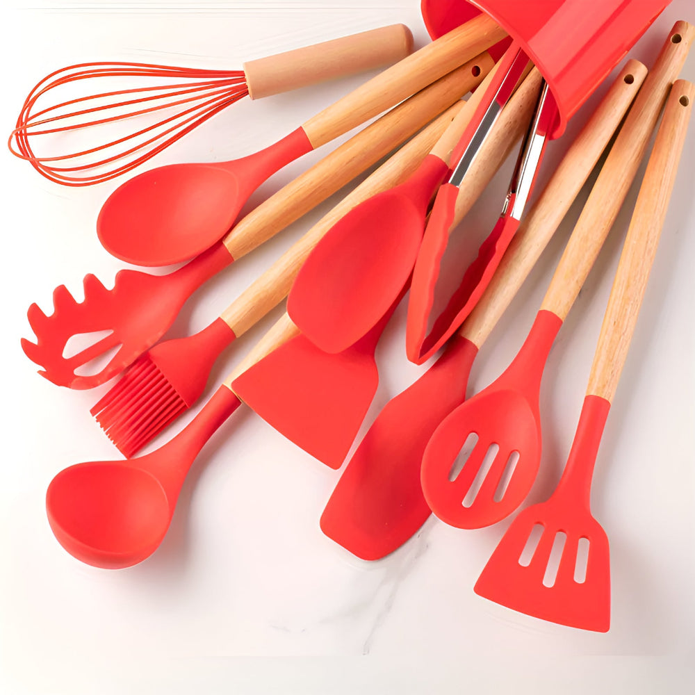 Silikon Kochlöffel Set