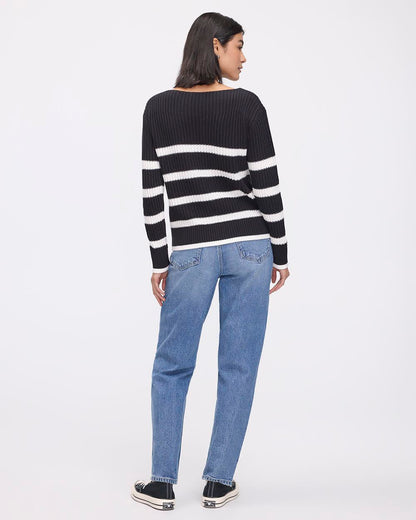 Norvielle Damen Pullover Langärmlig Modern - Norvielle