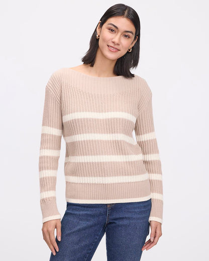 Norvielle Damen Pullover Langärmlig Modern