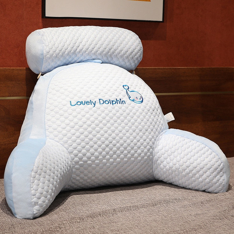Rückenstützkissen Rückenunterstützung Lese-Kissen für Bett und Sofa