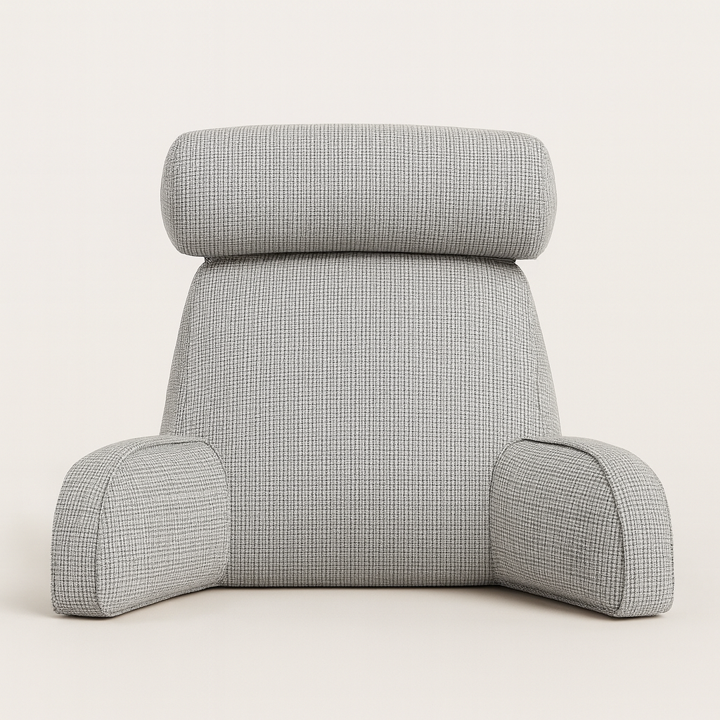 Rückenstützkissen Lesekissen für Bett und Sofa mit Armlehnen - Norvielle