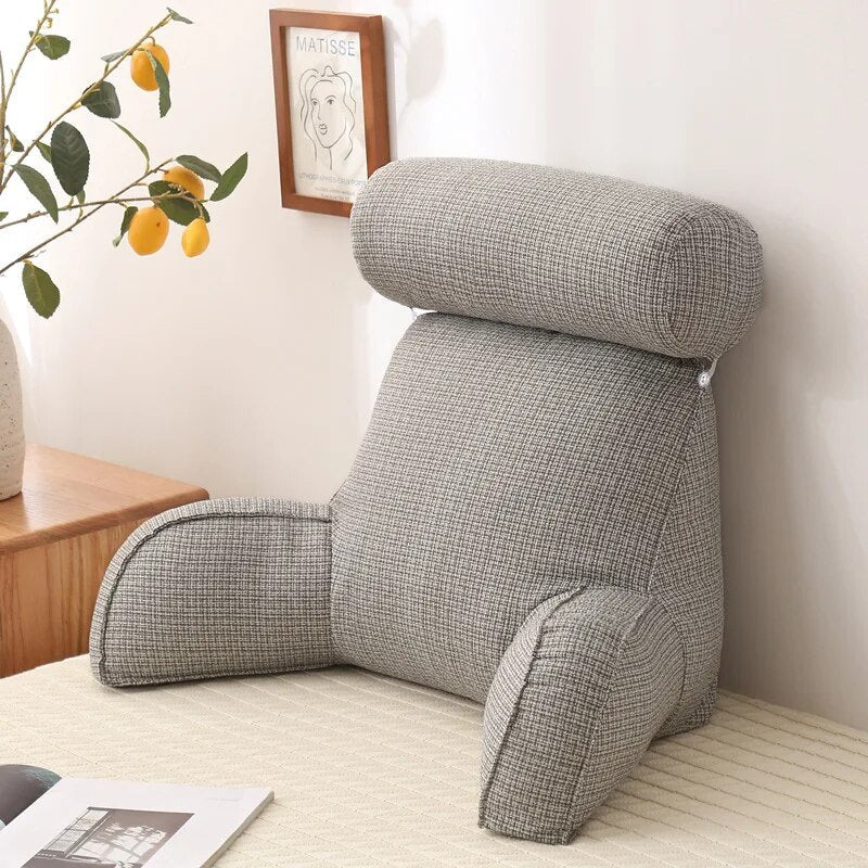 Rückenstützkissen Lesekissen für Bett und Sofa mit Armlehnen