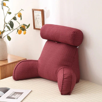 Rückenstützkissen Lesekissen für Bett und Sofa mit Armlehnen