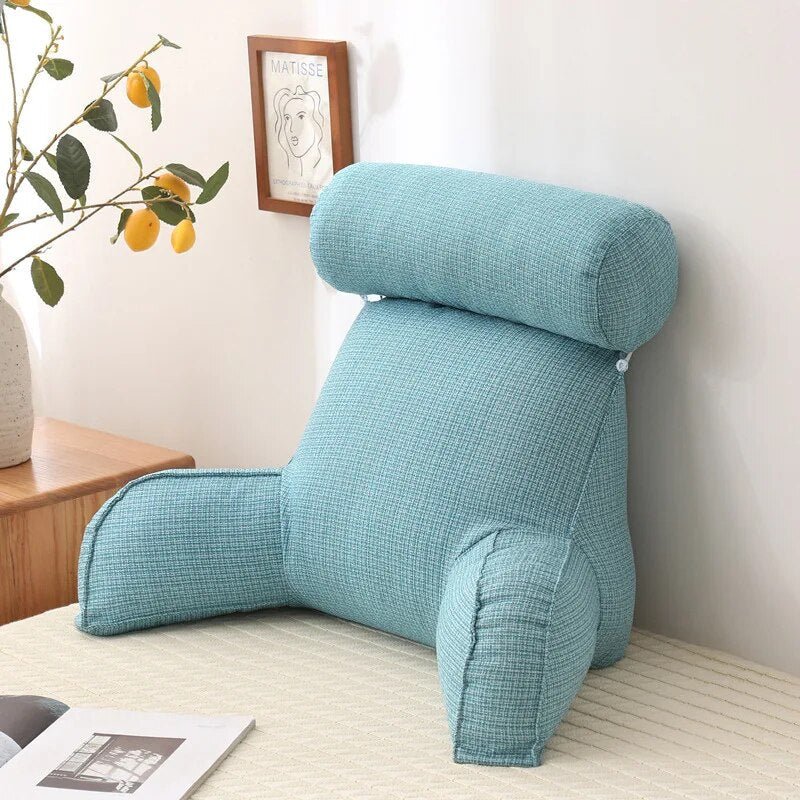 Rückenstützkissen Lesekissen für Bett und Sofa mit Armlehnen