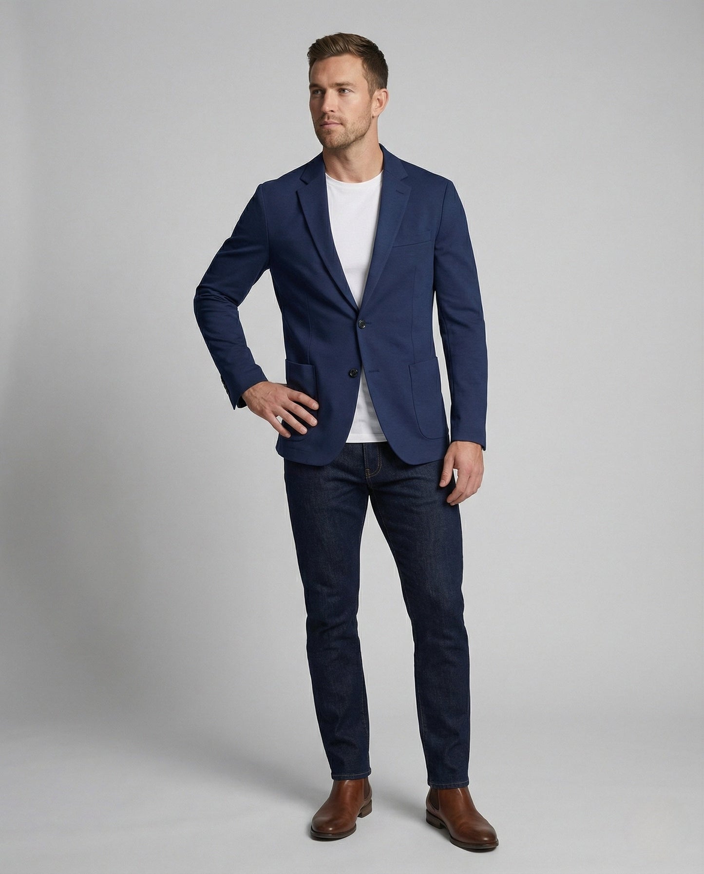 Herren Slim-Fit Sakko - Norvielle