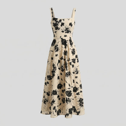 Damen Abendkleid Spaghettiträger A-Linie