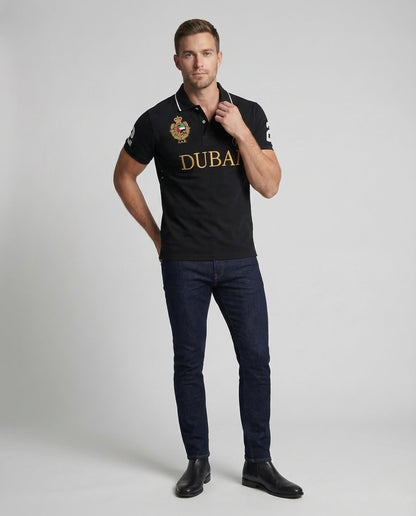 Herren Polo mit Stickerei Dubai - Norvielle