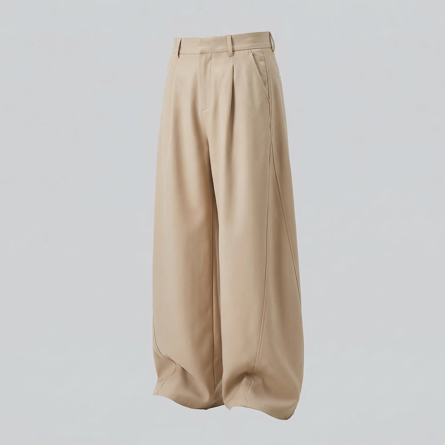 Herren High Waist Palazzo Hose