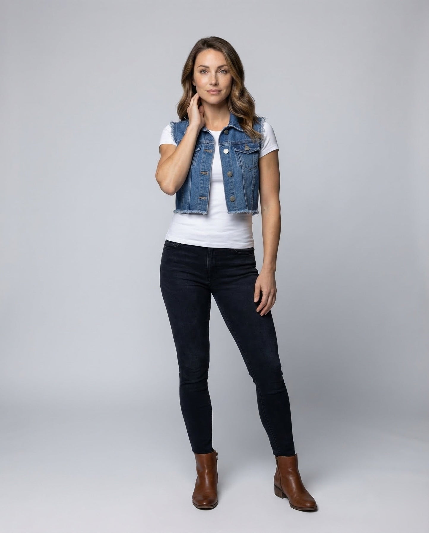Damen Kurzjeansweste - Norvielle