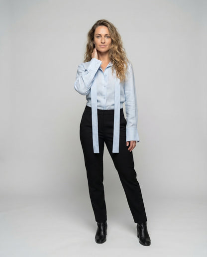 Damen Bluse Korsett Schnürung - Norvielle